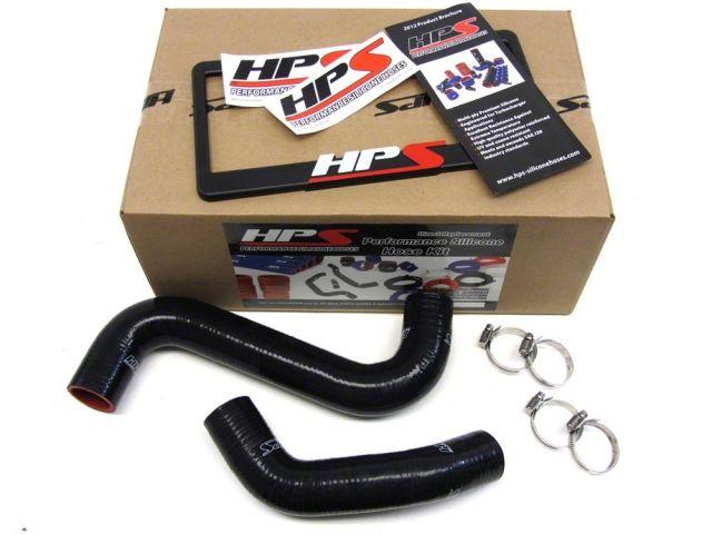 HPS Black Reinforced Silicone Radiator Hose Kit Coolant Subaru 01-07 WRX / STI