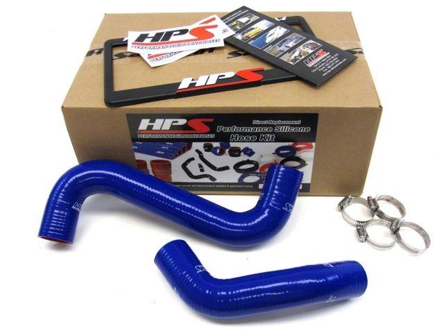 HPS Blue Reinforced Silicone Radiator Hose Kit Coolant Subaru 01-07 WRX / STI