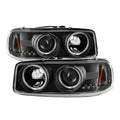 SPYDER GMC Sierra 1500/2500/3500 99-06 Projector Headlights CCFL Halo LED Black PRO-YD-CDE00-CCFL-BK 5030009