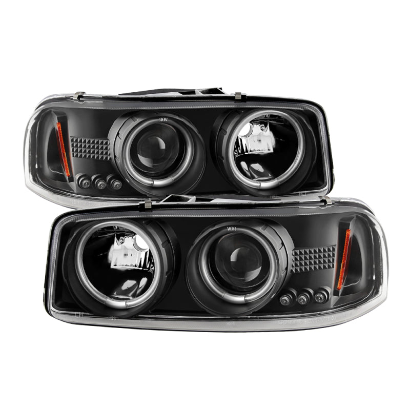 SPYDER GMC Sierra 1500/2500/3500 99-06 Projector Headlights CCFL Halo LED Black PRO-YD-CDE00-CCFL-BK 5030009