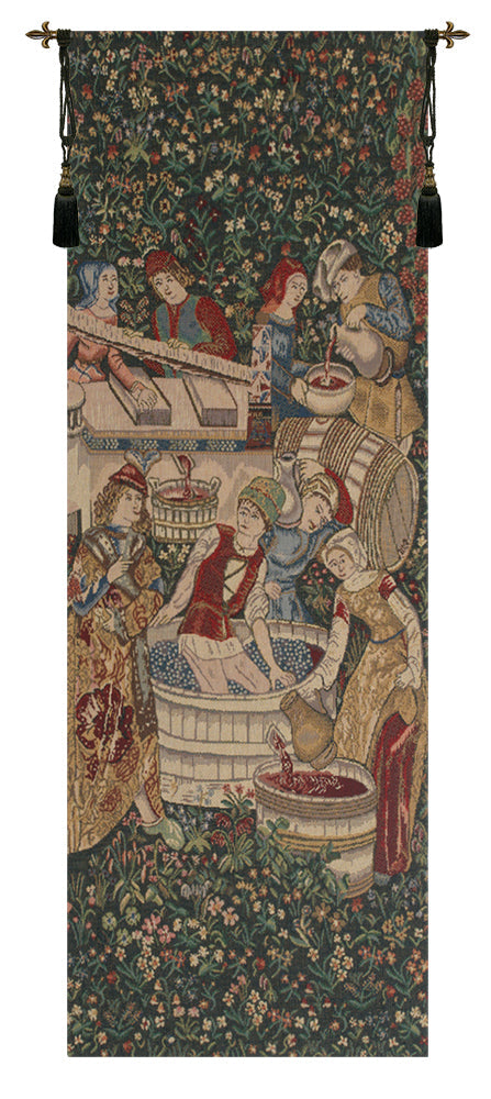 Vendage Portiere, Left Side Small Tapestry Wholesale