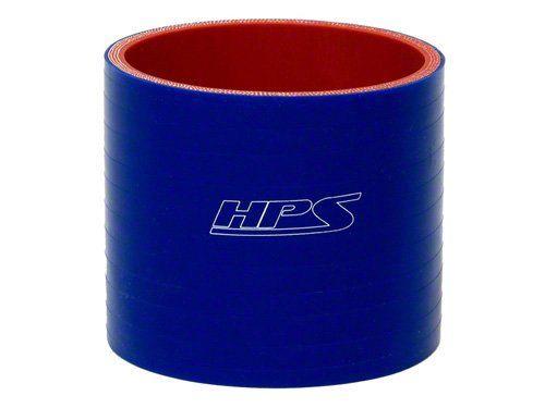 HPS 1" ID, 3" Length, Silicone Straight Coupler Hose, High Temp 4-ply Reinforced, 25mm ID, Blue