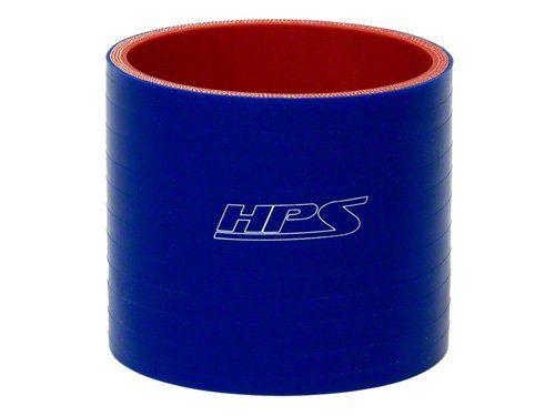 HPS 1-3/16" ID, 3" Length, Silicone Straight Coupler Hose, High Temp 4-ply Reinforced, 30mm ID, Blue