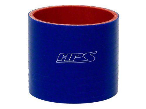 HPS 1-3/8" ID, 3" Length, Silicone Straight Coupler Hose, High Temp 4-ply Reinforced, 35mm ID, Blue