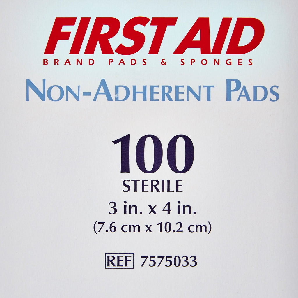 American® White Cross Nonadherent Dressing, 3 x 4 Inch 7575033