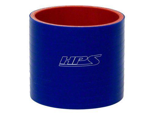 HPS 2-3/8" ID, 4" Length, Silicone Straight Coupler Hose, High Temp 4-ply Reinforced, 60mm ID, Blue