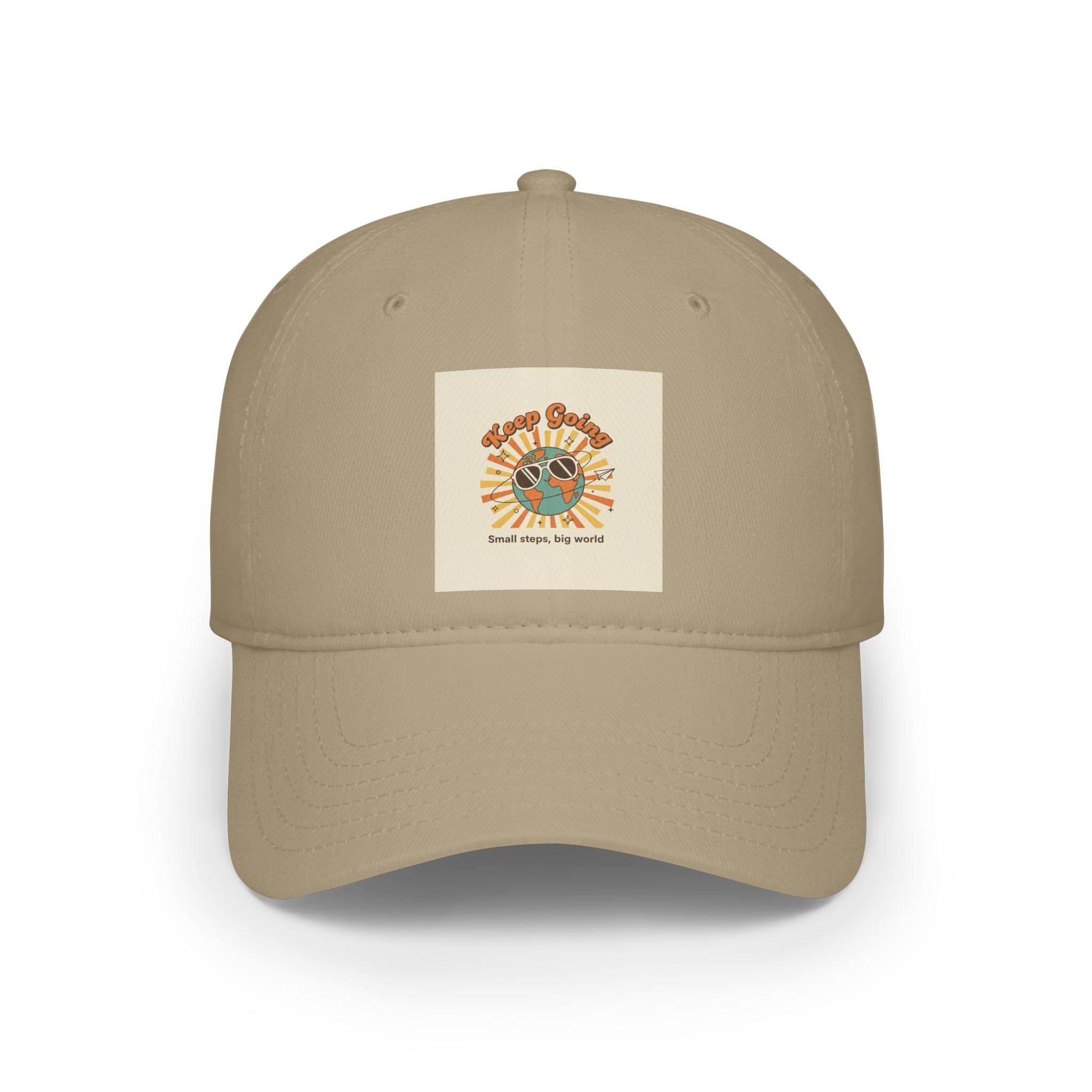 Keep Going: Small Steps, Big World Motivational Cap