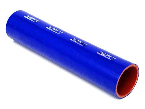 HPS 7/16" ID, 1 Foot Length, Silicone Straight Coupler Tube Hose, High Temp 4-ply Reinforced, Blue, 11mm ID