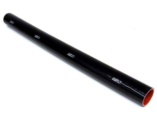 HPS 3-1/8" ID, 3 Feet Length, Silicone Straight Coupler Coolant Tube Hose, High Temp 4-ply Reinforced, Black, 80mm ID