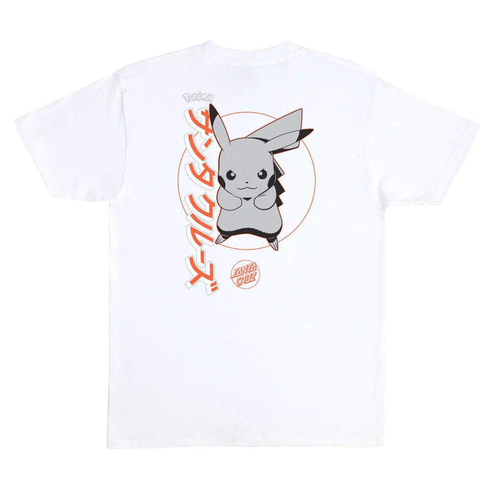 Santa Cruz x Pokémon SC Pikachu T-Shirt - White