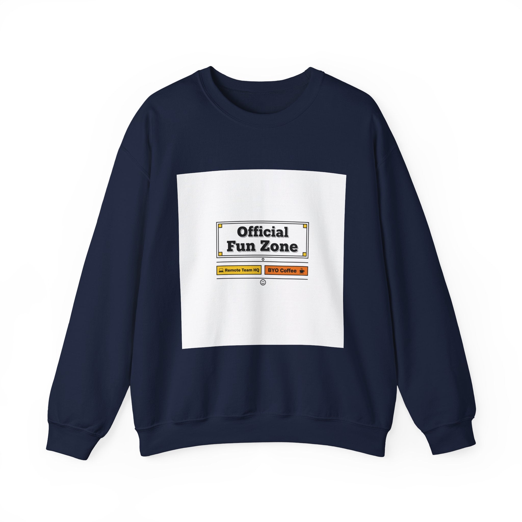 Official Fun Zone Sweatshirt | Office Sign Parody, Workplace Humor