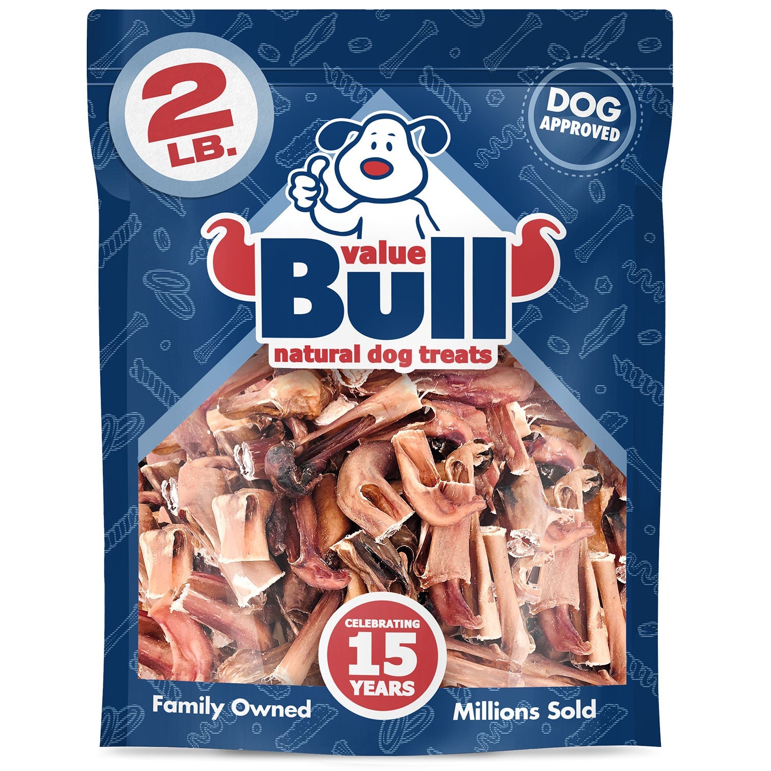 ValueBull Bully Stick Bits for Small Dogs, 2 Pounds