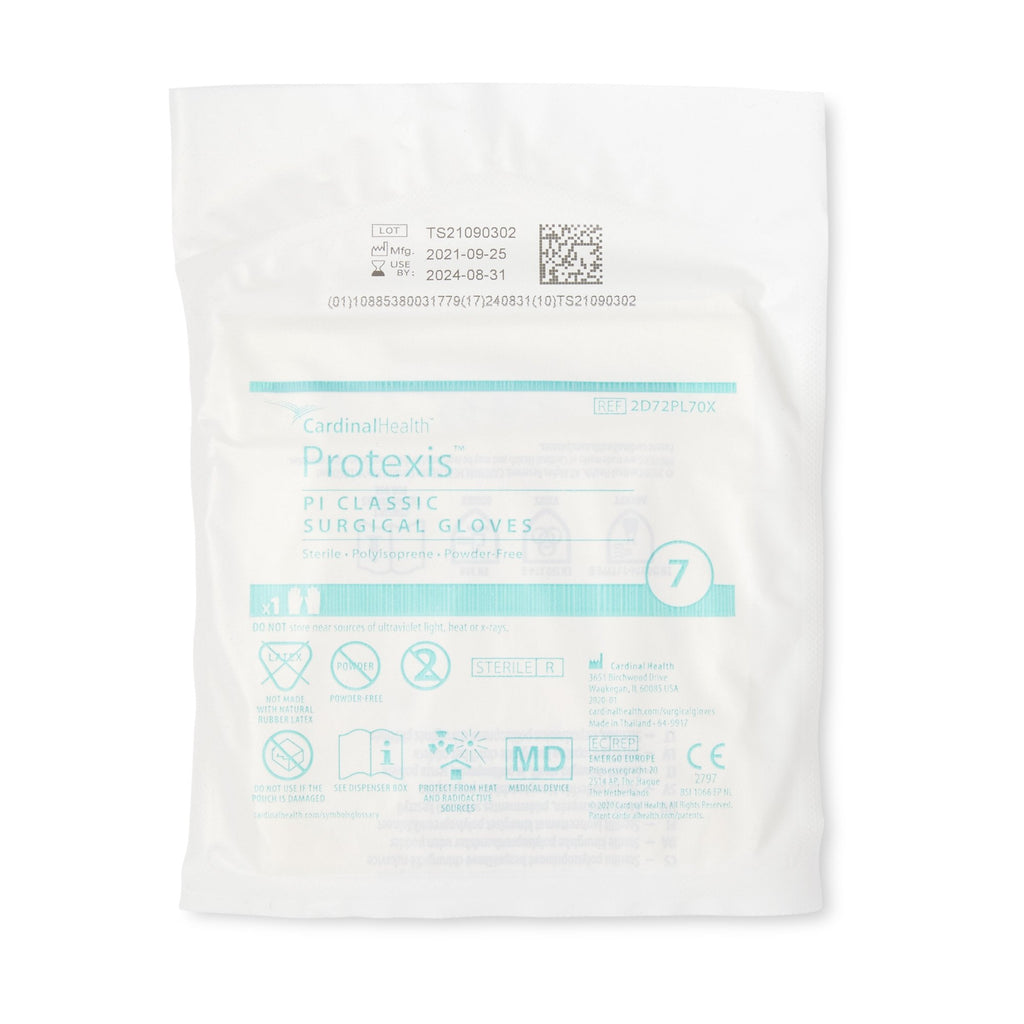 Protexis™ PI Classic Polyisoprene Surgical Glove, Size 7, Ivory 2D72PL70X