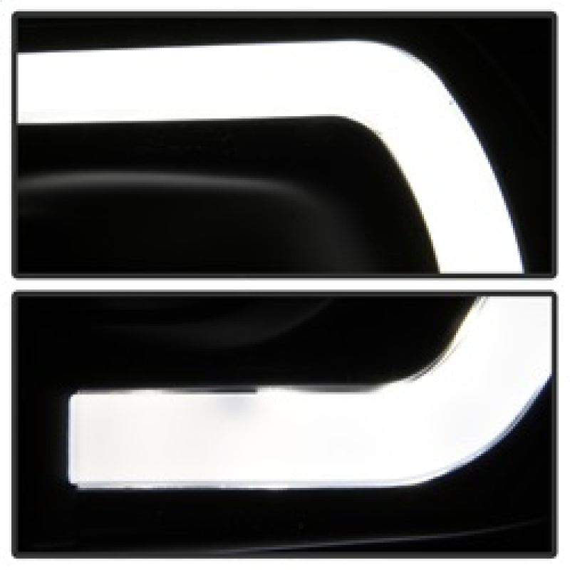 SPYDER xTune Toyota Tacoma 12-15 Headlights - Light Bar DRL - Black PRO-JH-TTA12-LBDRL-BK 9037542