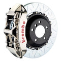 Brembo 09-14 Genesis Sedan 3.8/4.6 Fr GTR BBK 6Pist Billet 380x32 2pc Rotor Slotted Type3-Nickel 1M3.9028AR