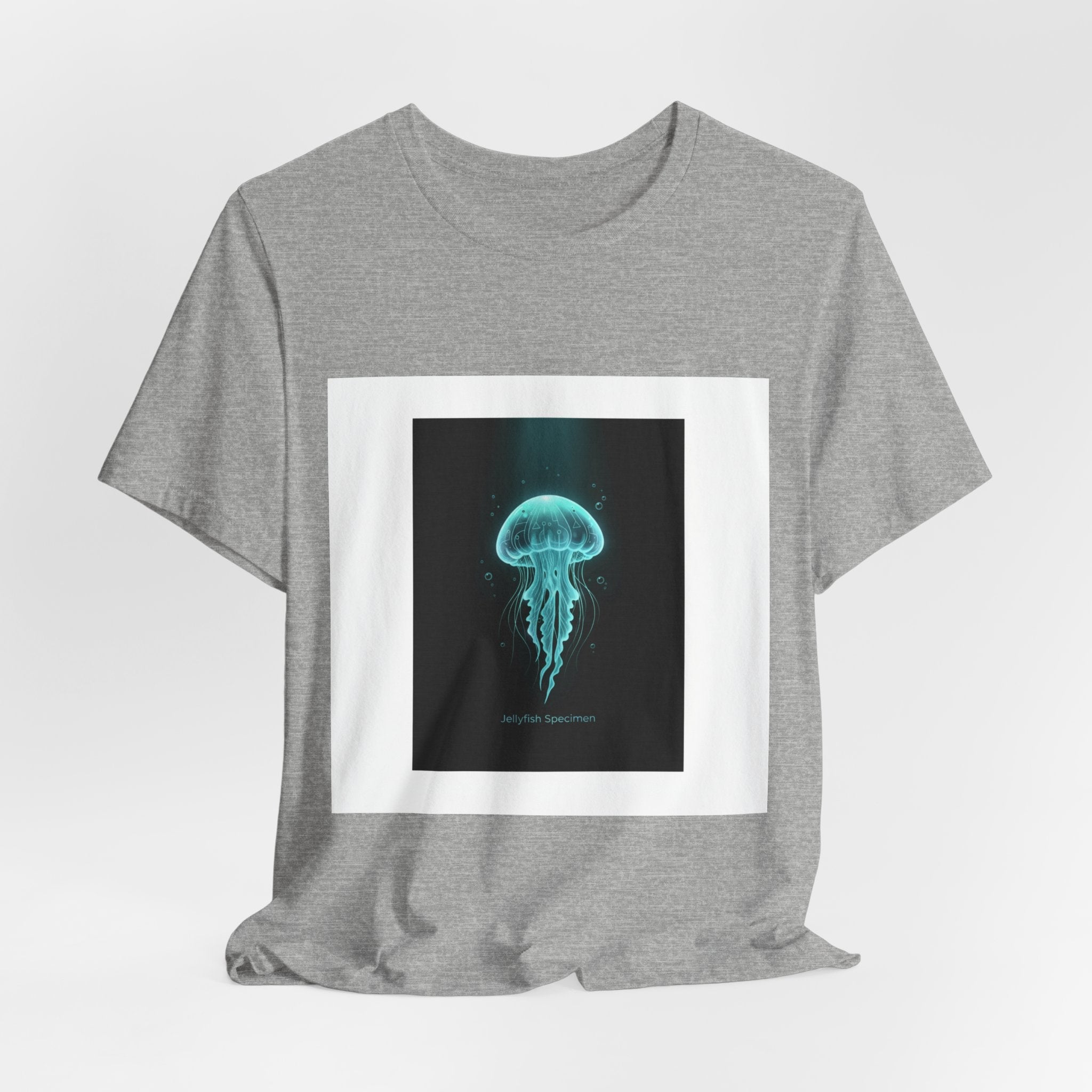 Jellyfish Specimen T-Shirt | Bioluminescent Deep Sea Graphic Tee