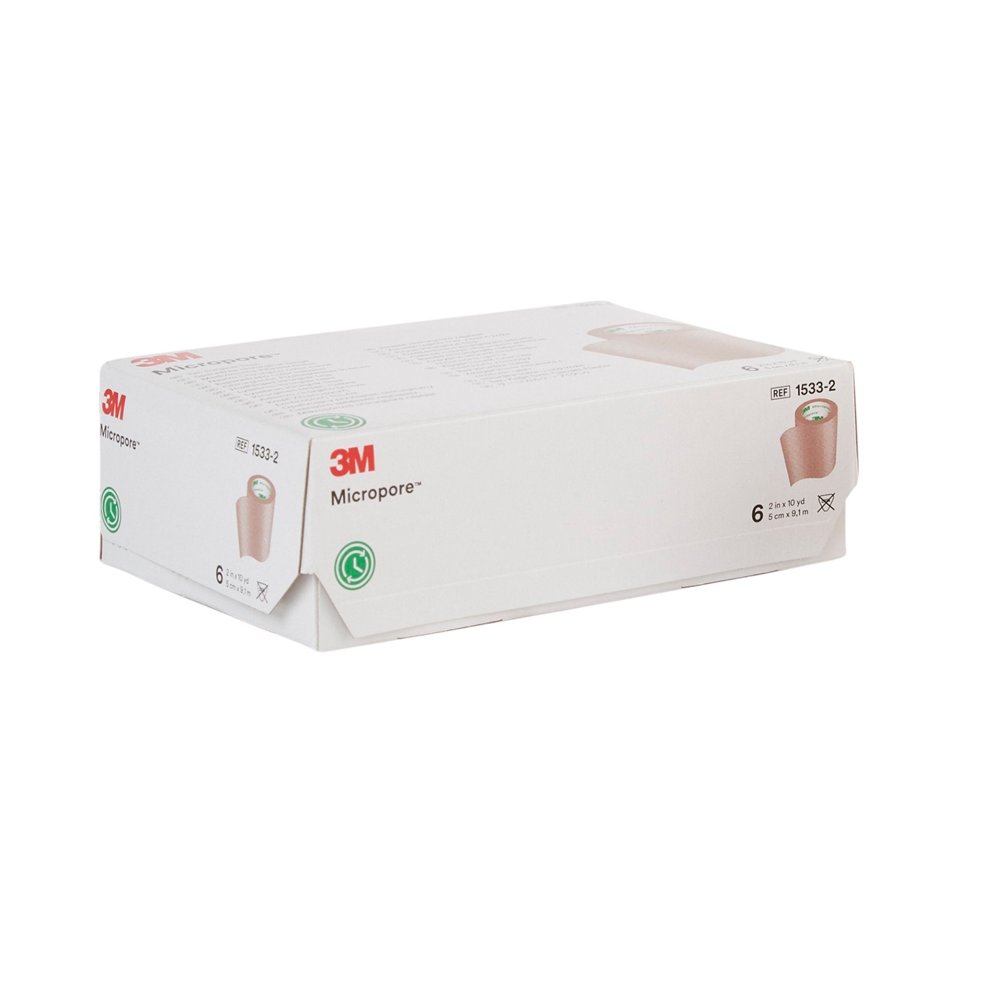 3M™ Micropore™ Paper Medical Tape, 2 Inch x 10 Yard, Tan 1533-2