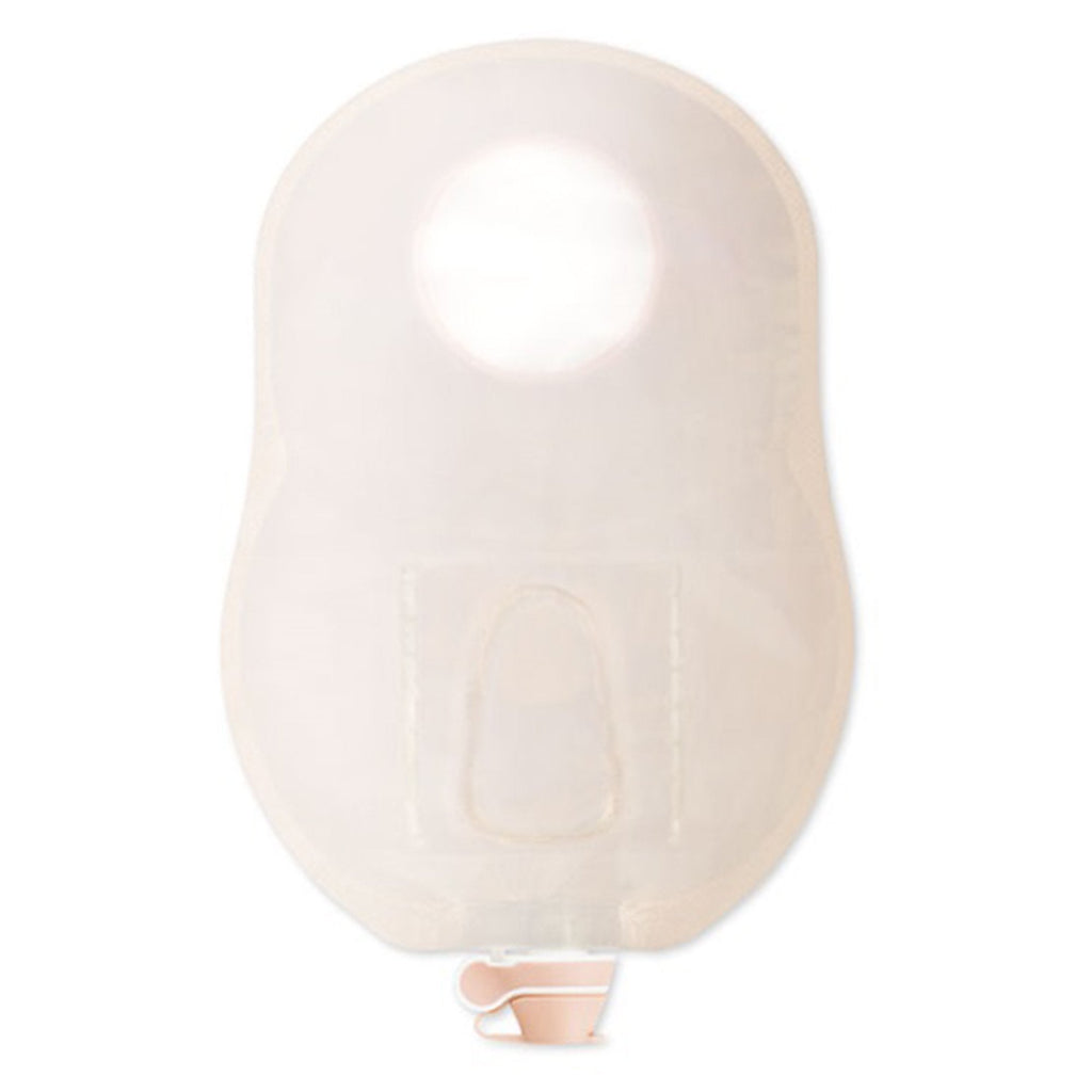 New Image™ Two-Piece Ultra-Clear Urostomy Pouch, 70 mm Flange, Blue Match 18924