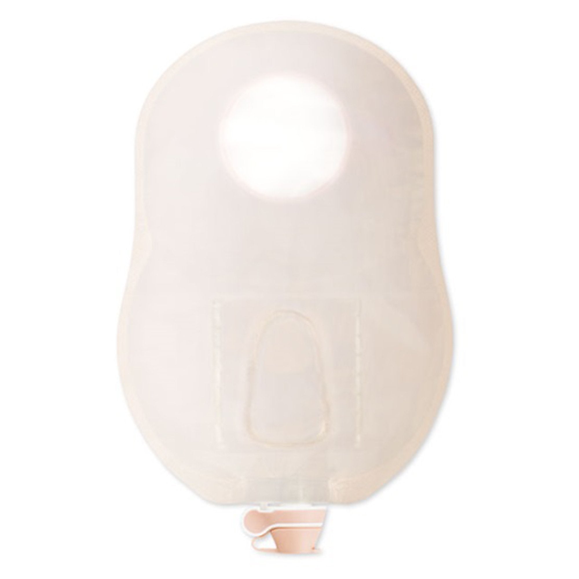New Image™ Two-Piece Ultra-Clear Urostomy Pouch, 70 mm Flange, Blue Match 18924