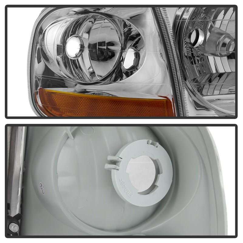 SPYDER xTune 97-03 Ford F-150 4pc OEM Style Headlights w/Corner - Chrome (HD-JH-FF15097-L-SET-C) 9042645