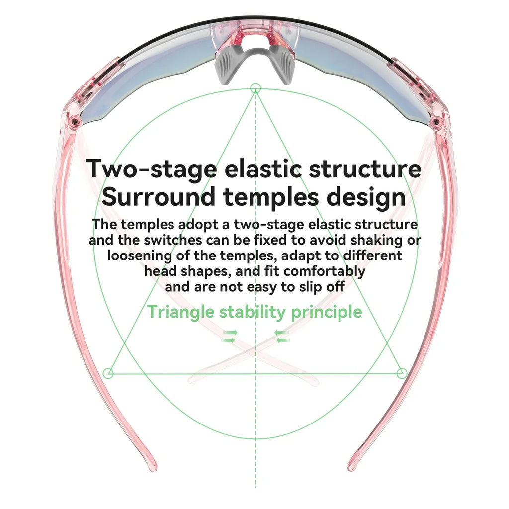 Durable Polarized Cycling Sunglasses with UV400 Protection