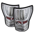 SPYDER Xtune Toyota Tundra 07-13 LED Tail Lights Chrome ALT-JH-TTU07-LED-C 5072627