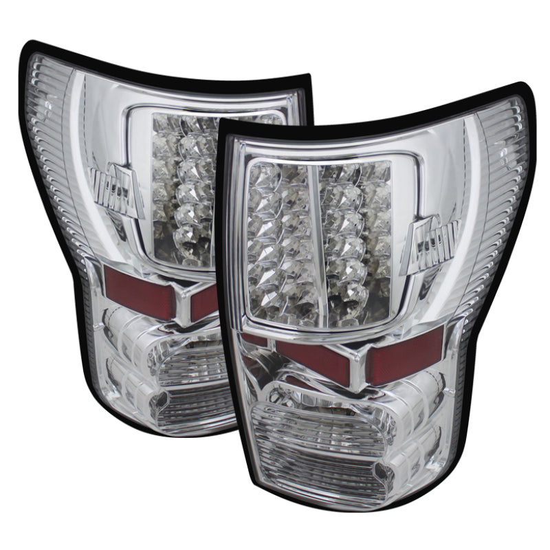 SPYDER Xtune Toyota Tundra 07-13 LED Tail Lights Chrome ALT-JH-TTU07-LED-C 5072627