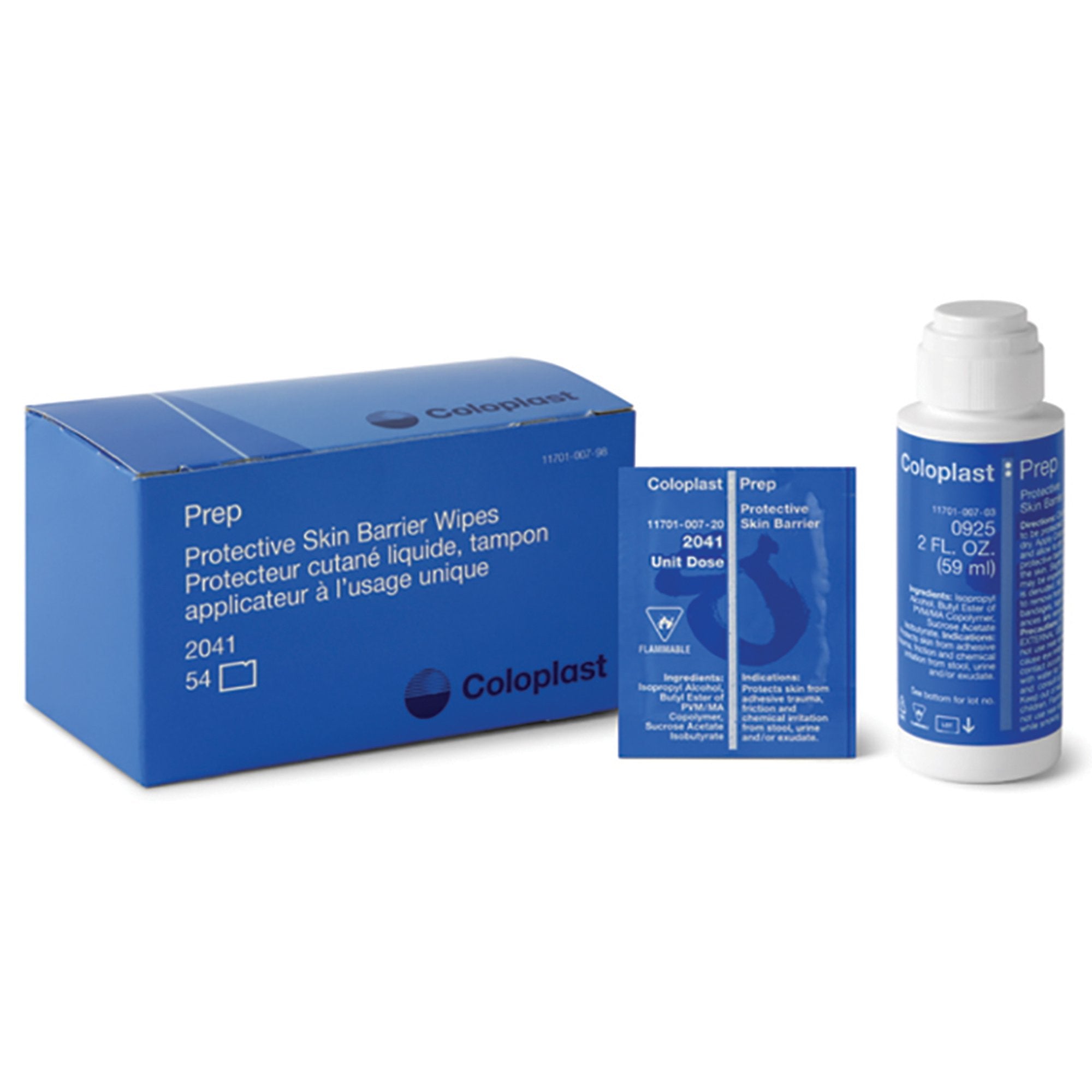 Prep Skin Barrier Wipes, Individual Packets, 4 x 12 Centimeter 2041