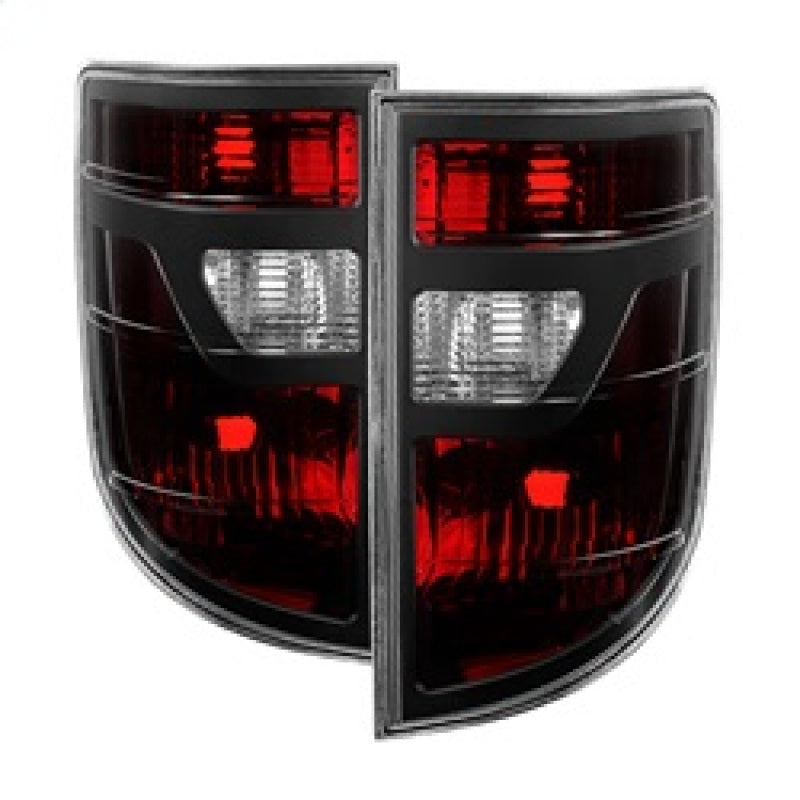 SPYDER Xtune Honda Ridgeline Pickup 06-08 OEM Style Tail Lights Red Smoked ALT-JH-HRID06-OE-RSM 9033193