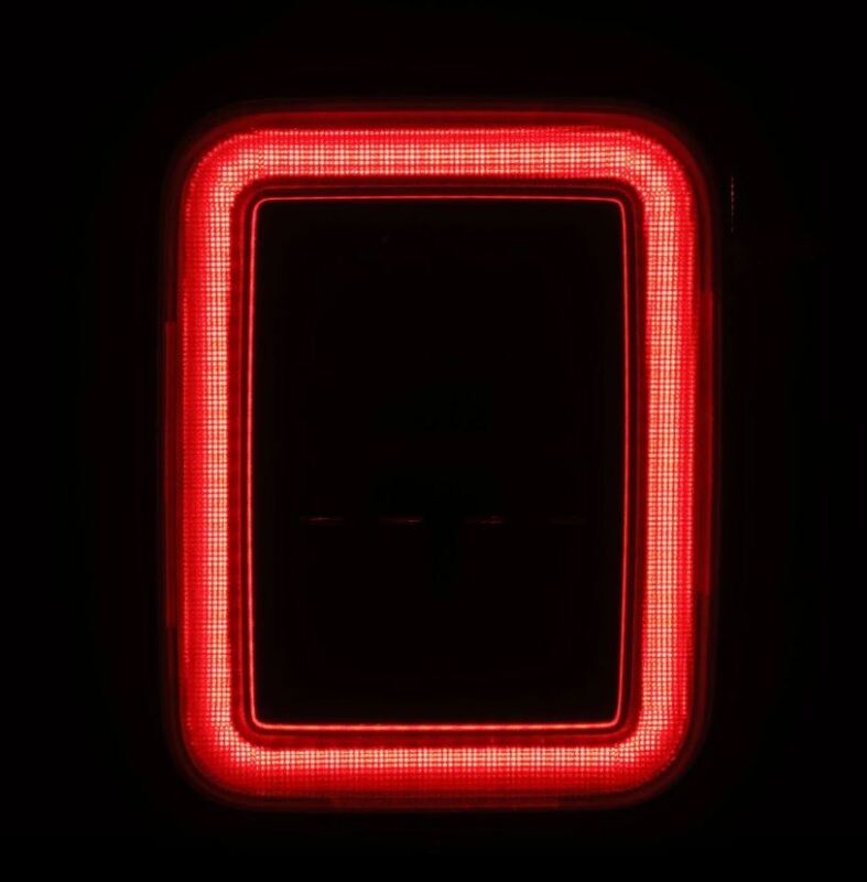 AlphaRex 19-24 Jeep Gladiator JT Nova-Series Prismatic LED Tail Lights - Alpha-Black 602050 *Discontinued