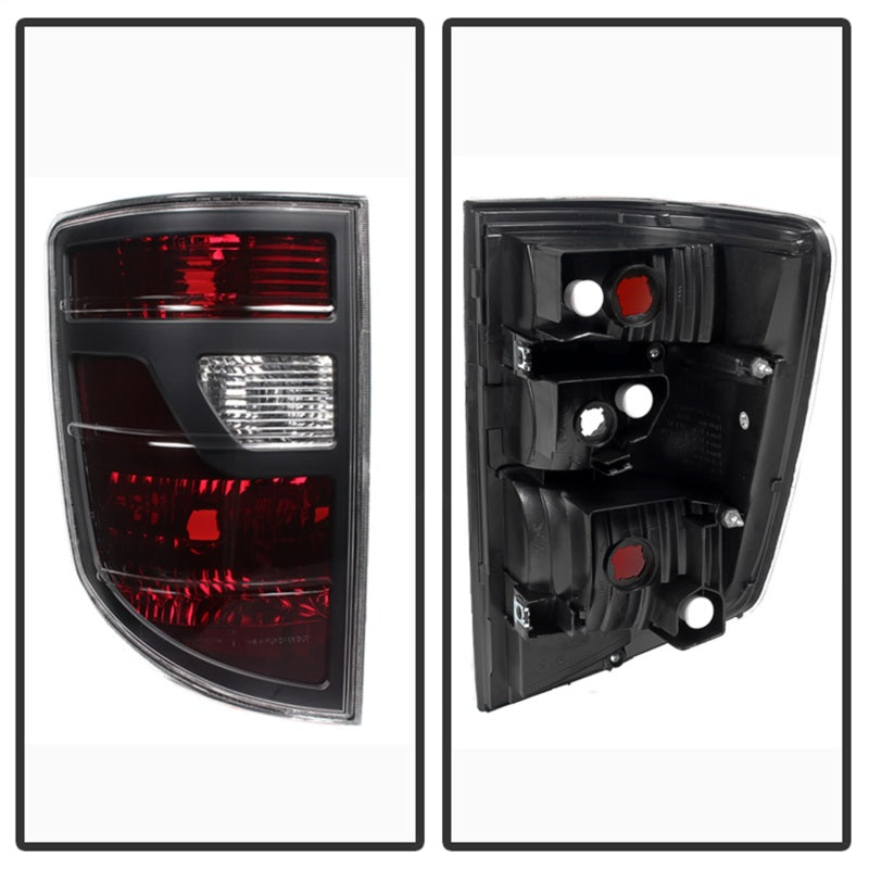 SPYDER Xtune Honda Ridgeline Pickup 06-08 OEM Style Tail Lights Red Smoked ALT-JH-HRID06-OE-RSM 9033193