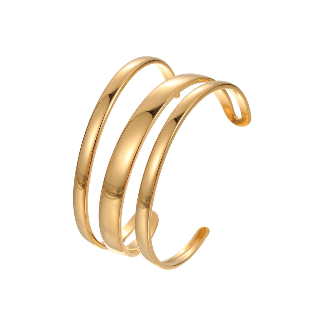 Stainless Steel Simple Opening Bracelet
