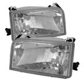 SPYDER Xtune Ford F150/Bronco 92-96 Crystal Headlights Chrome HD-JH-FB92-E 5072535