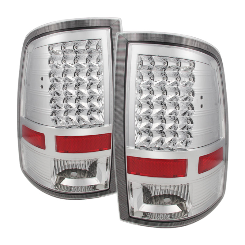 SPYDER Xtune Dodge Ram 1500 09-14 LED Tail Lights Incandescent Model Only Chrome ALT-JH-DR09-LED-C 9025594