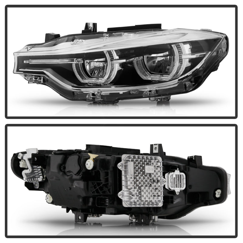 SPYDER BMW F30 3 Series 4Dr LED Projector Headlights Chrome PRO-JH-BF3012H-4D-LED-C 9948534