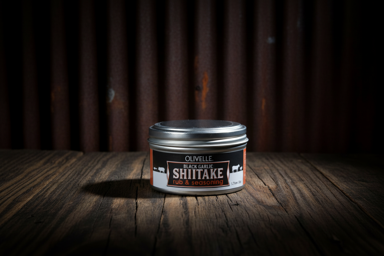 Black Garlic Shiitake Rub