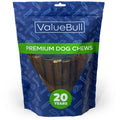 ValueBull Collagen Sticks for Dogs, 6 Inch Jumbo Chews, Natural Long-Lasting Dog Treats, 25 Count