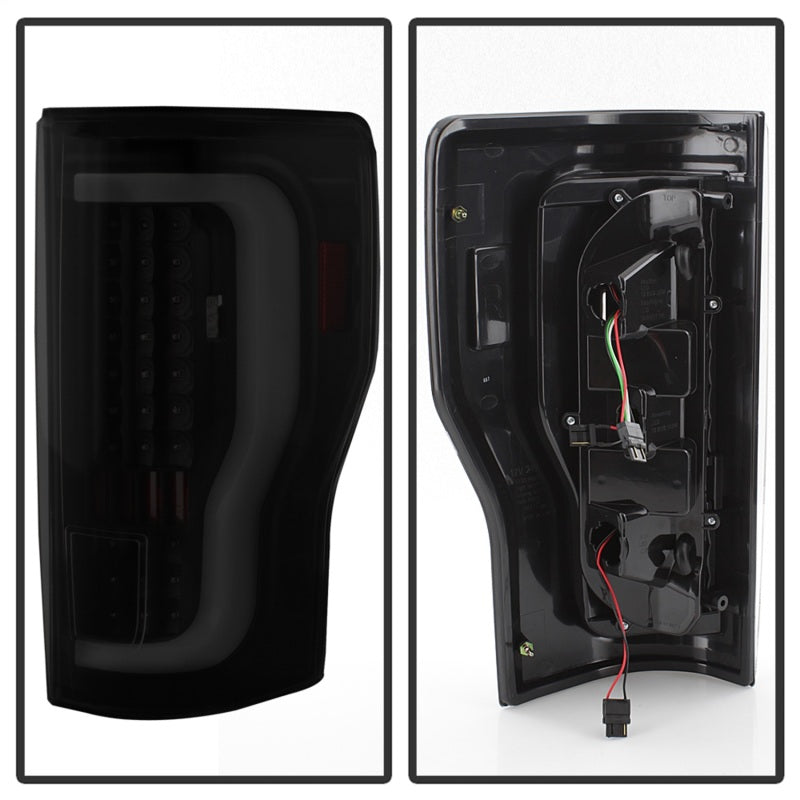 SPYDER xTune 17-18 Ford F-250 Super Duty (Excl LED Models) LED Tail Lights-Blk Smk (ALT-ON-FS17-LBLED-BSM) 9041617