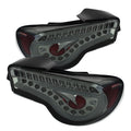 SPYDER Scion FRS 12-14/Subaru BRZ 12-14 Light Bar LED Tail Lights Smoke ALT-YD-SFRS12-LBLED-SM 5072016