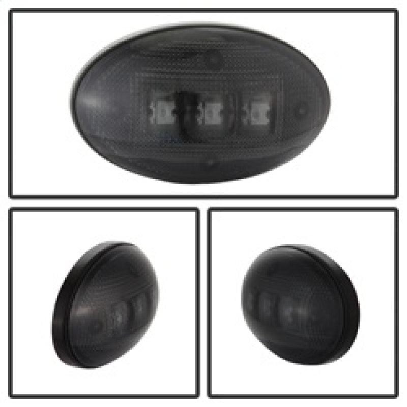 SPYDER Xtune Ford Superduty F250-F550 99-10 Dually Fender LED Side Fender Lights Smoke ACC-LED-FDSD99-SL-SM 9924668