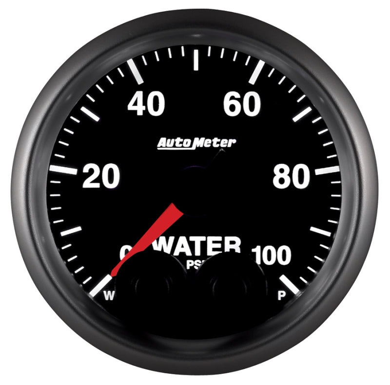 Autometer 2-1/16 E/S Water Press. Gauge - 0-100psi ATM5668