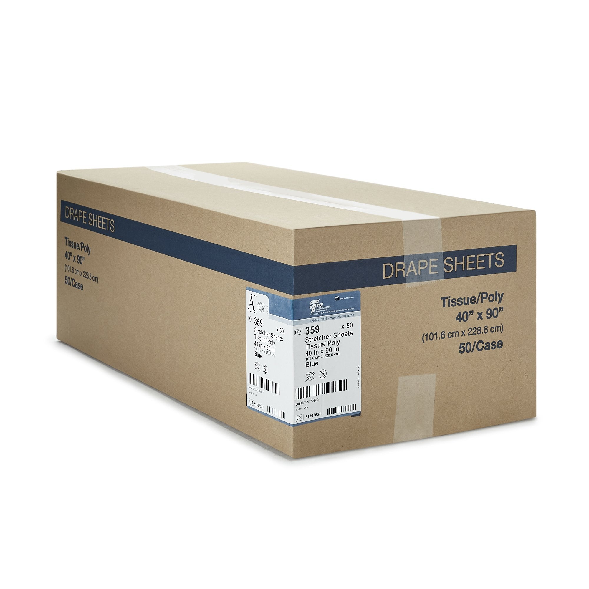 Avalon® Stretcher Sheet, 40 x 90 Inch 359