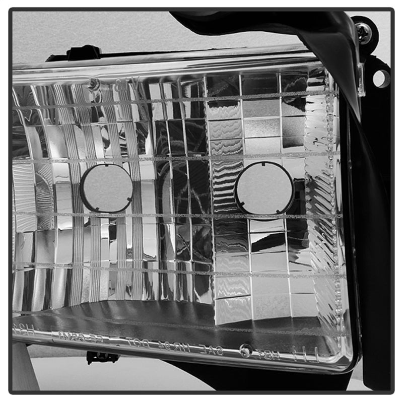 SPYDER Xtune Dodge Ram Sport Model Only 1999-2002 OEM Headlights Chrome HD-JH-DR99-SP-C 9032165