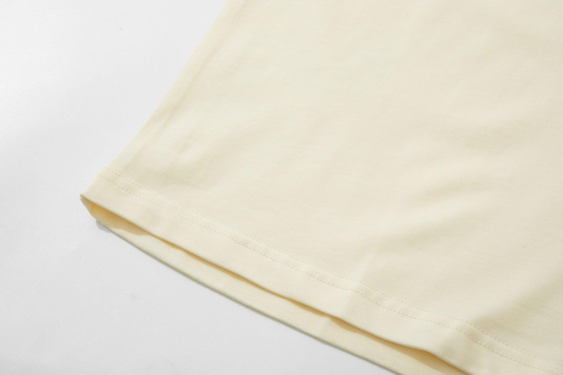 Gucci T-Shirt Without Collar ''Beige-Orange