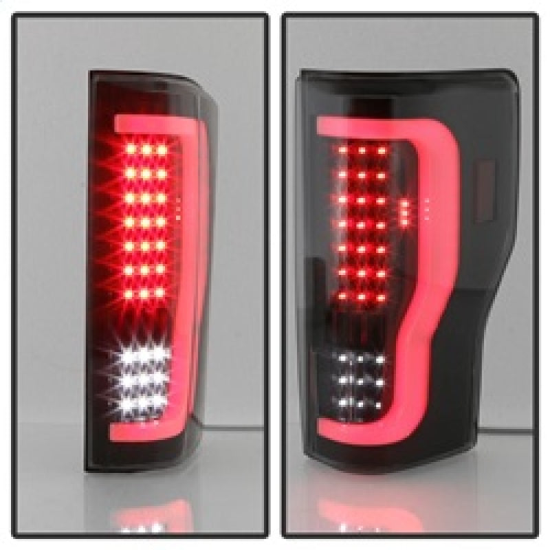 SPYDER xTune 17-18 Ford F-250 Super Duty (Excl LED Models) LED Tail Lights-Blk Smk (ALT-ON-FS17-LBLED-BSM) 9041617