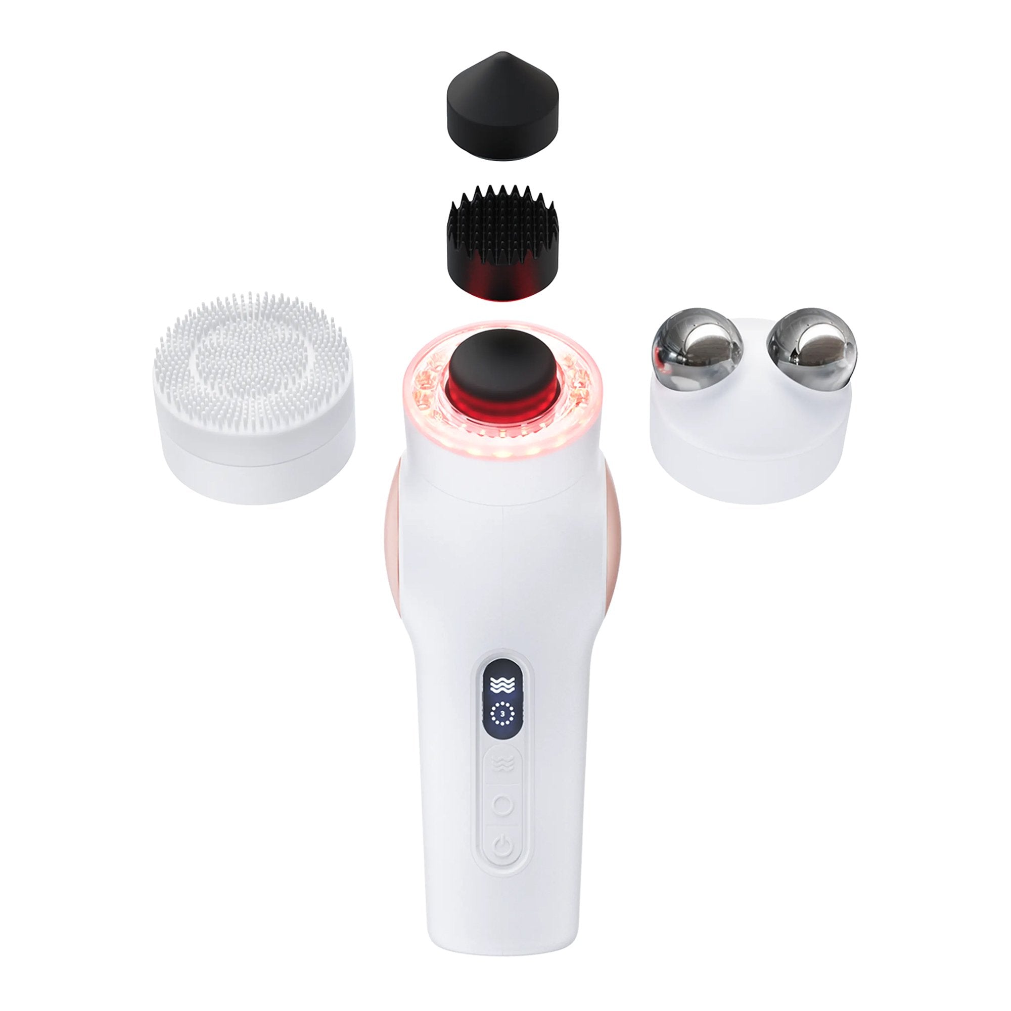 TheraFace Pro Hand-Held Face Massager & Cleanser, White TF02220-01