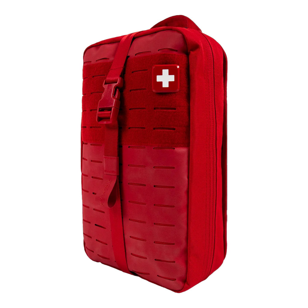 My Medic MyFAK First Aid Kit, Large Trauma Kit with Medical Supplies, Red MM-KIT-U-MFK-LG-RED-STN