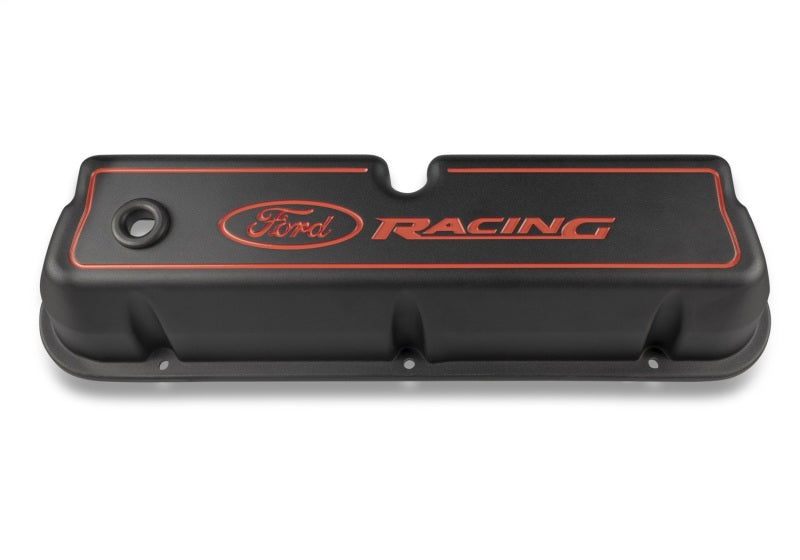 Ford Die Cast Alm Valve Cover Set w/Ford Racing Logo FRD302-003