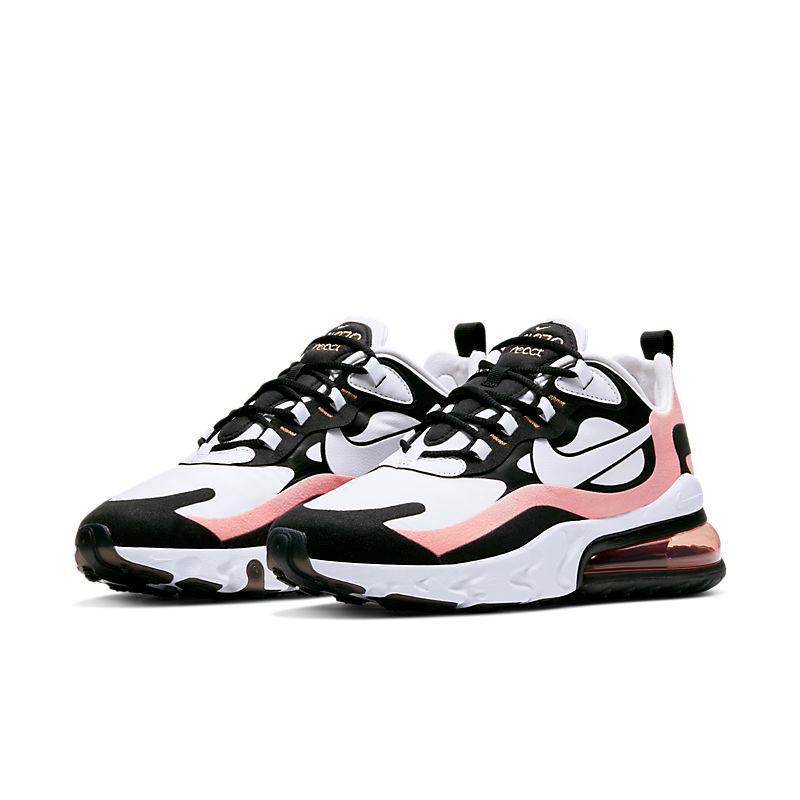 Nike Air Max 270 React 'Black White Bleached Coral'