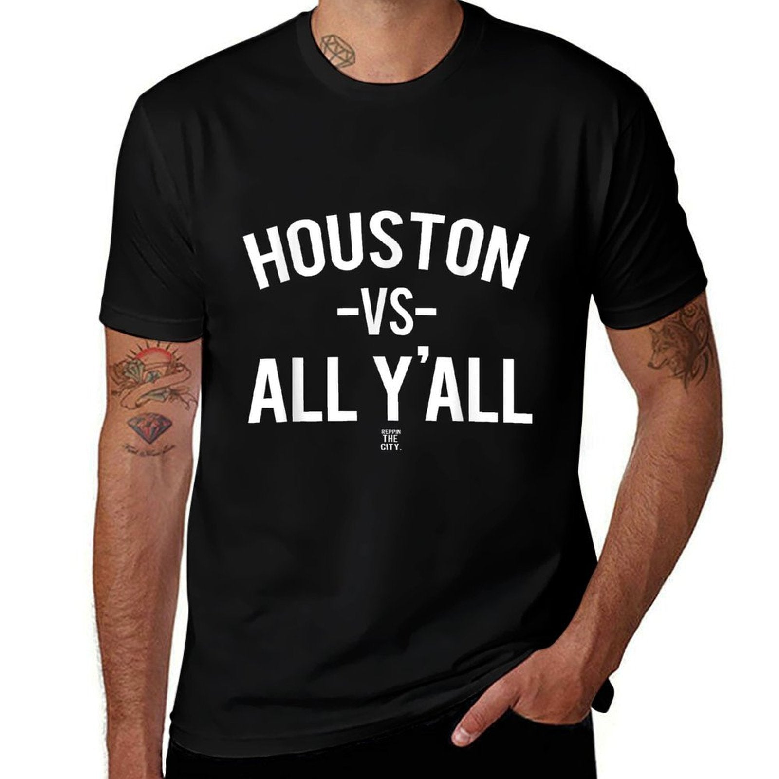 Houston VS All Yall  Relaxed-fit T-Shirt